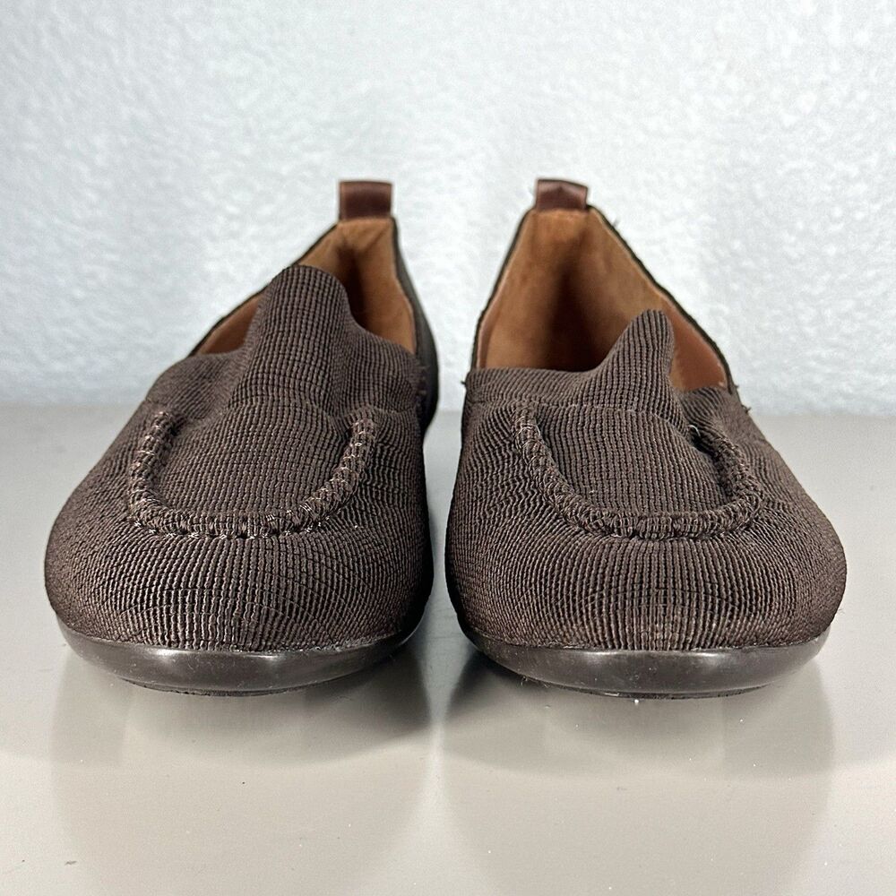 Donald J. Pliner Knit Loafers Women’s Size 8.5M Slip On Cushioned Comfort Brown - Picture 2 of 16